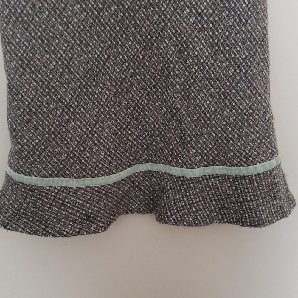 GAP Brown and Blue Wool Skirt - Picture 8 of 11